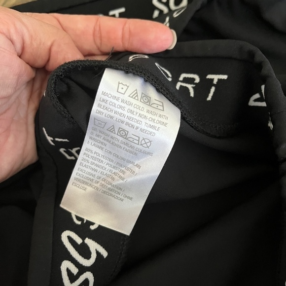 NWOT SG Susan Graver Sport Black Track Pants 5X - Picture 4 of 10